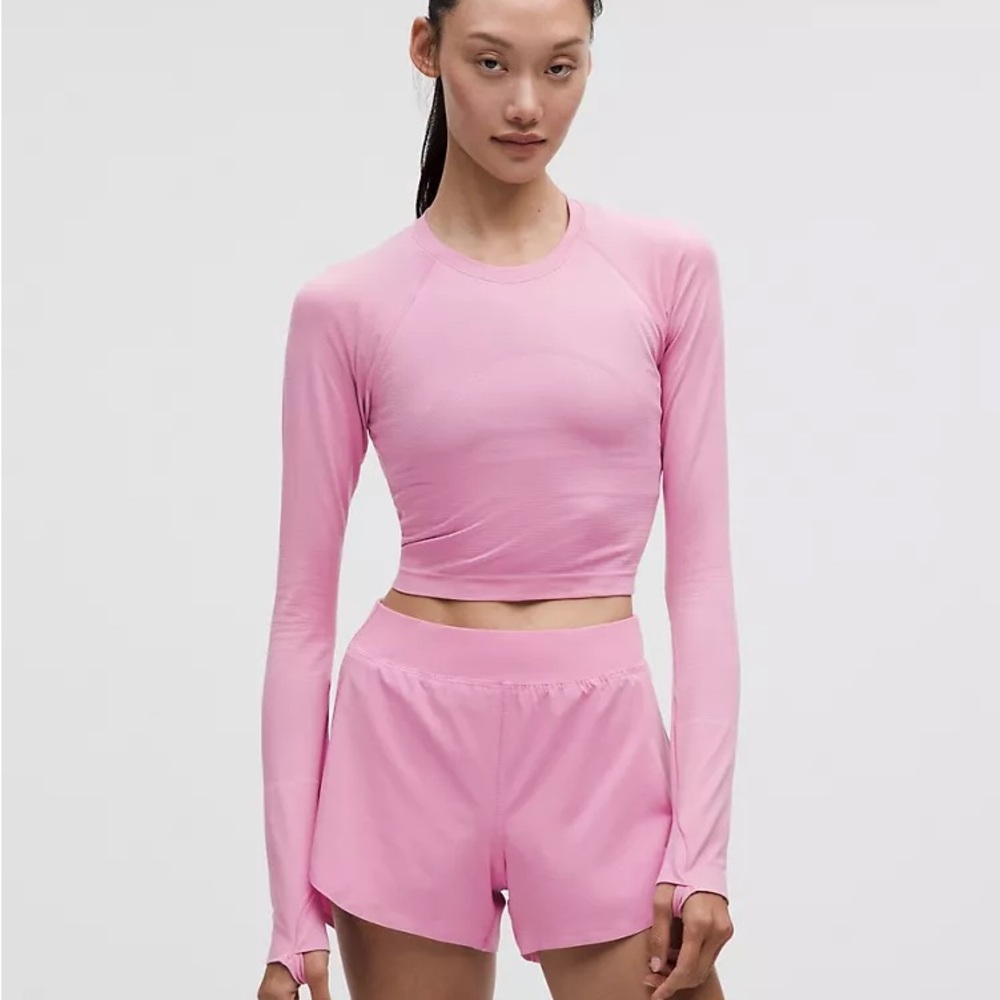 Lululemon Swiftly Tech Cropped Long-Sleeve Shirt 2.0